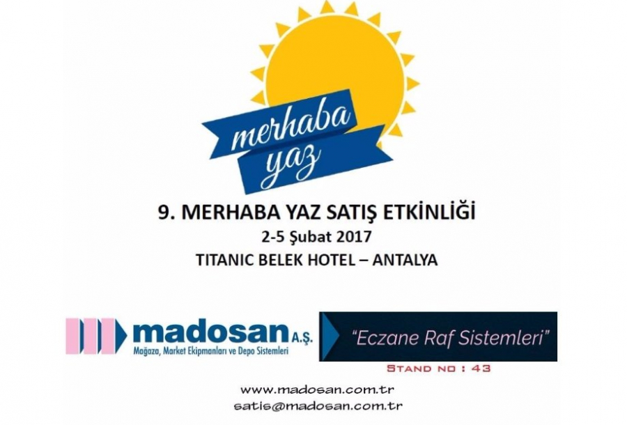 Madosan's special design pharmacy shelving at Edak Pharma event