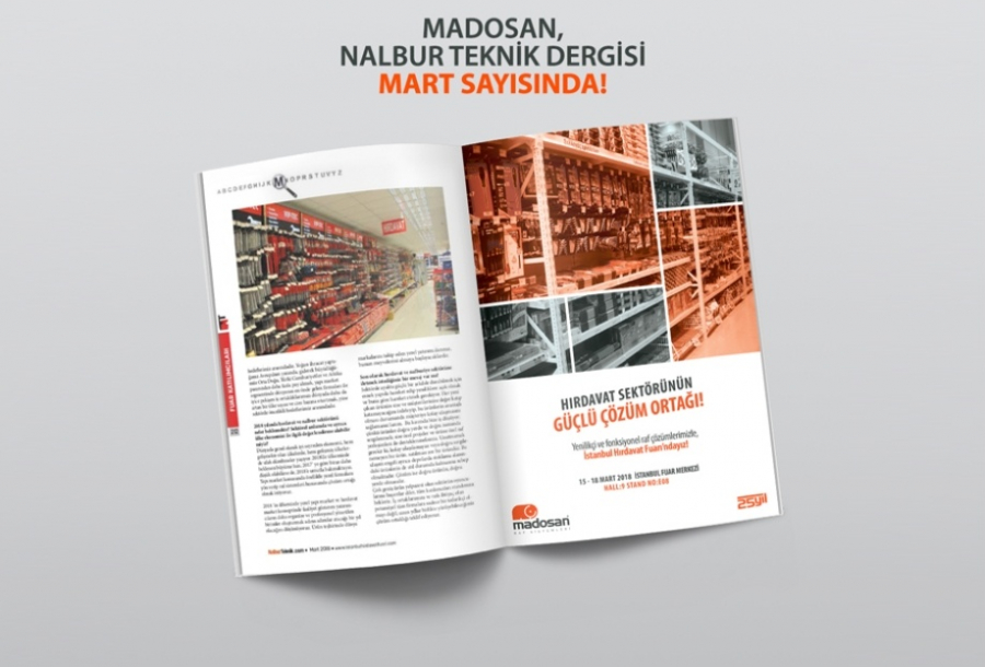 Madosan feature in Nalbur Teknik Magazine, showcasing our innovative shelving solutions for the hardware industry