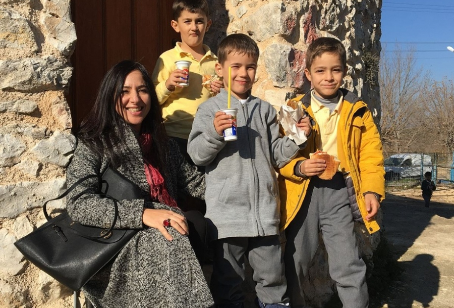 Children at Gölyazı Primary School